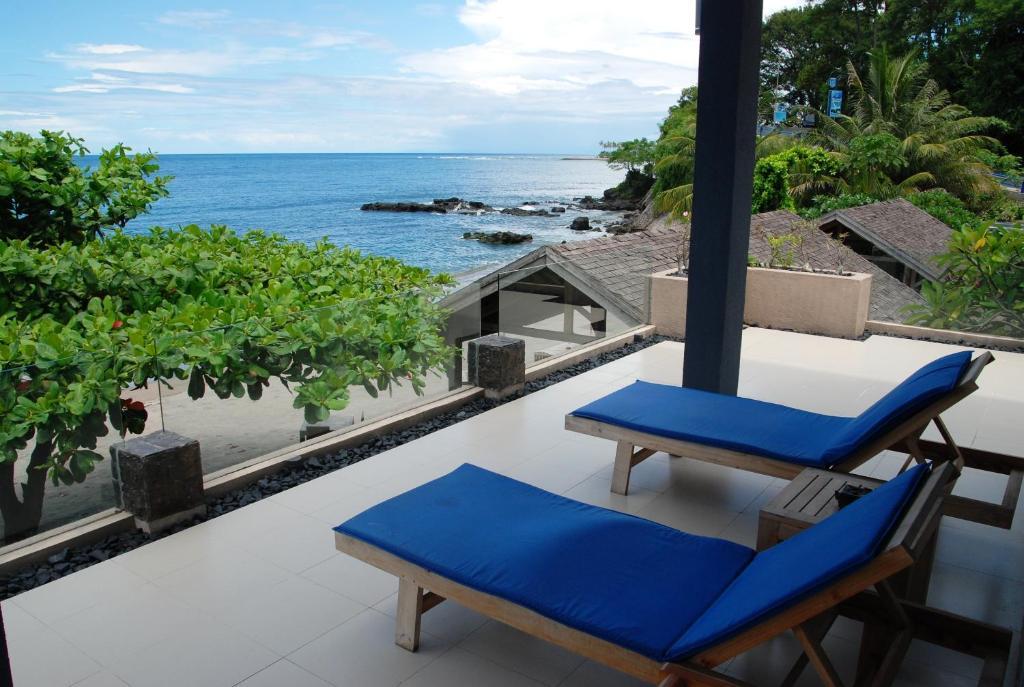 Cafe Alberto B And B Hotell Senggigi Rum bild