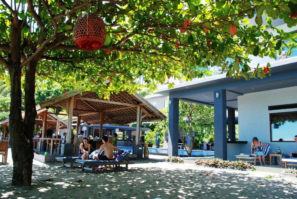 Cafe Alberto B And B Senggigi Exteriör bild